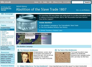 Slavery Anniversary Website