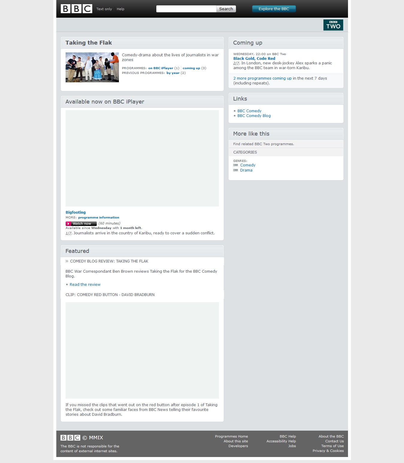 Taking The Flak Website