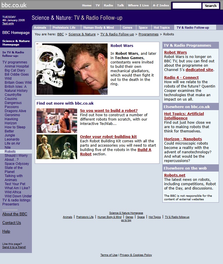 Robots Website