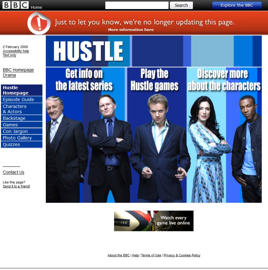 Hustle Website
