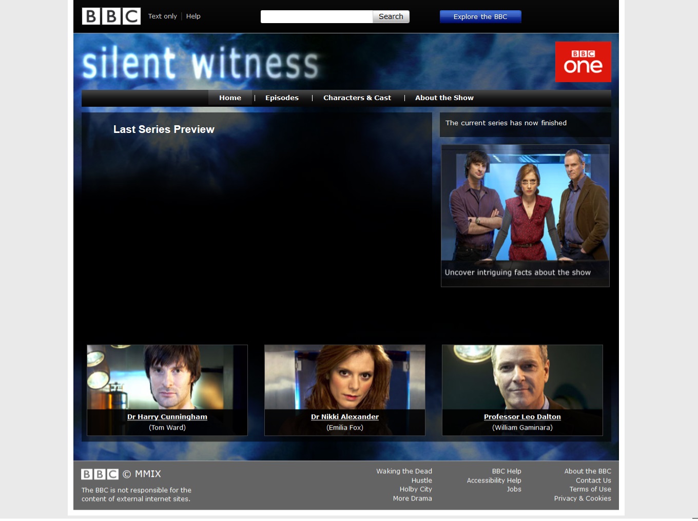 Silent Witness Website