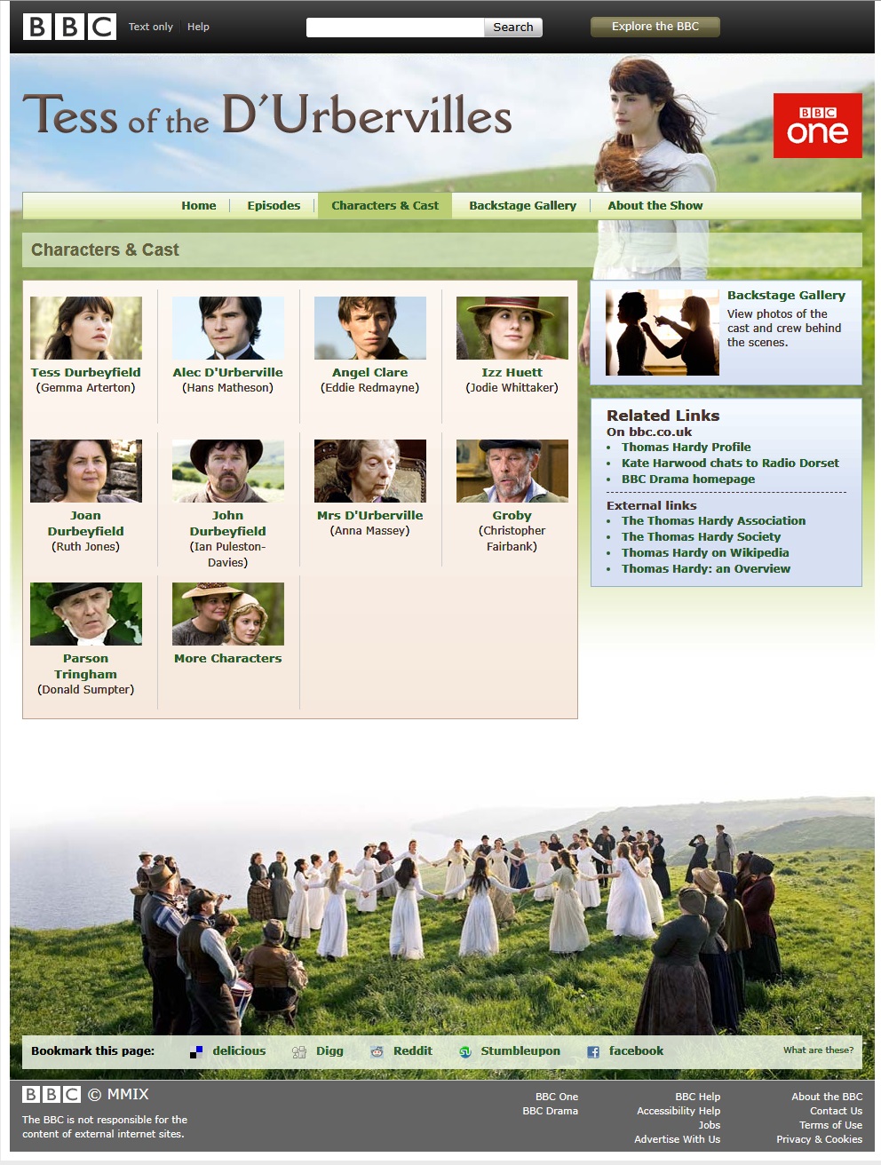 Tess Of The D'Urbervilles Website