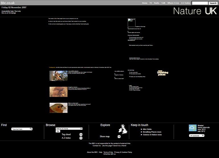 Autumnwatch Website