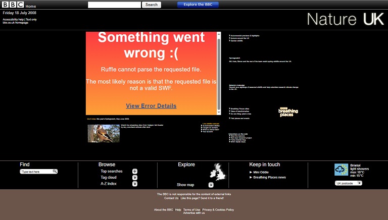 Autumnwatch Website