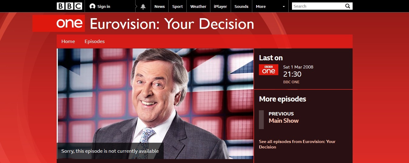 Eurovision - Your Decision Website