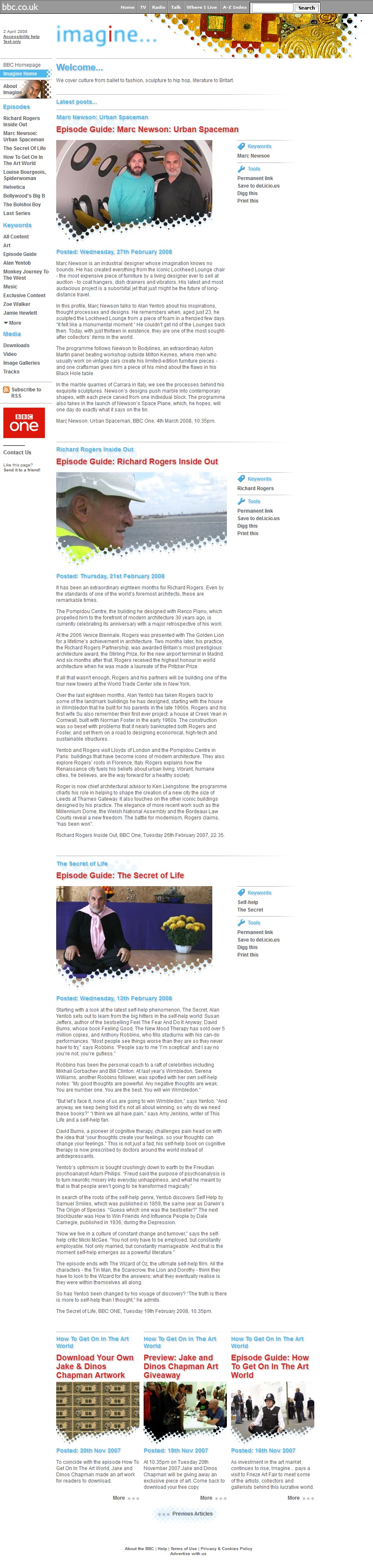 Imagine Website