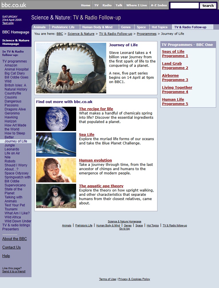 Journey Of Life Website