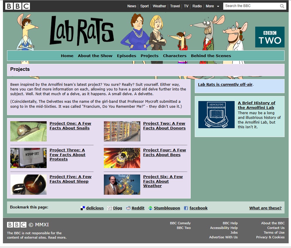 Lab Rats Website