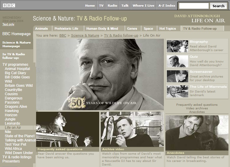 Life On Air Website