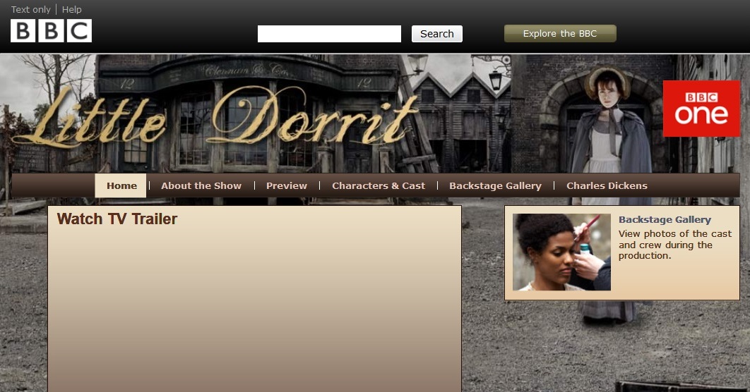 Little Dorrit Website