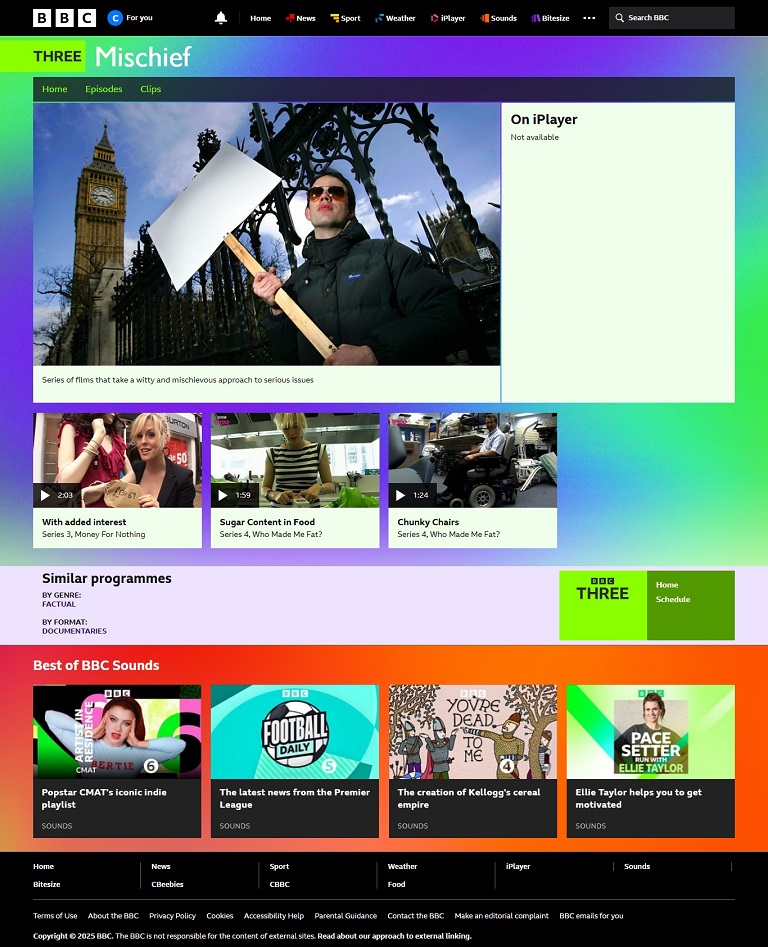 Mischief Website