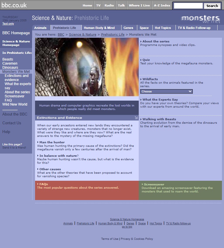Monsters We Met Website