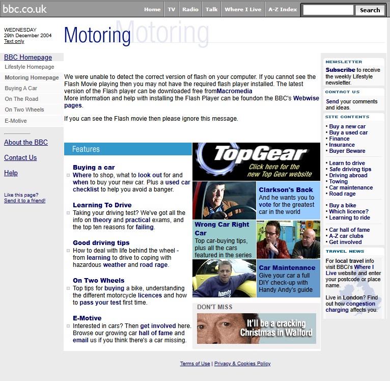 Motoring Website