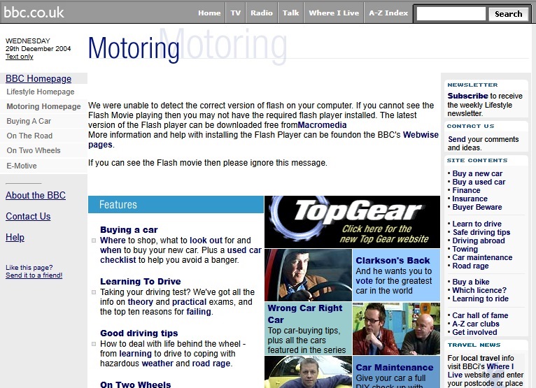 Motoring Website