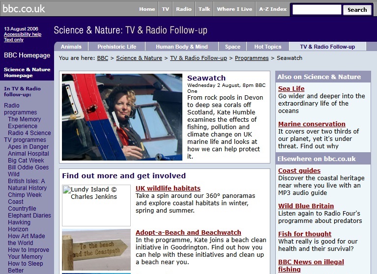 Seawatch Website