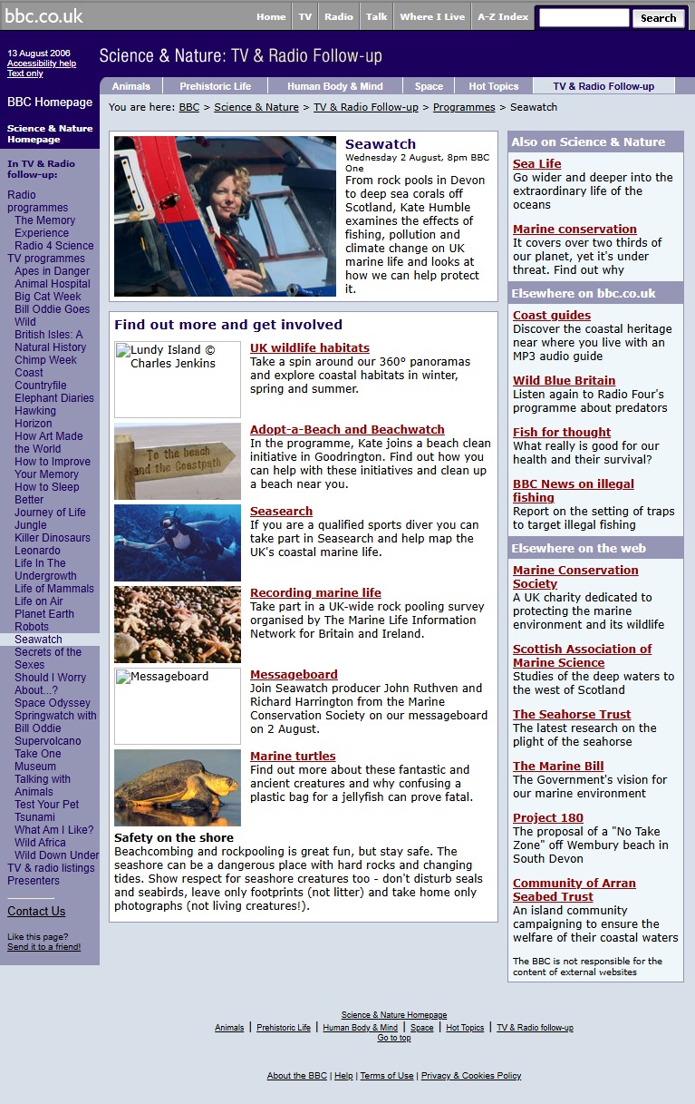 Seawatch Website