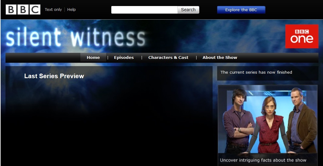 Silent Witness Website
