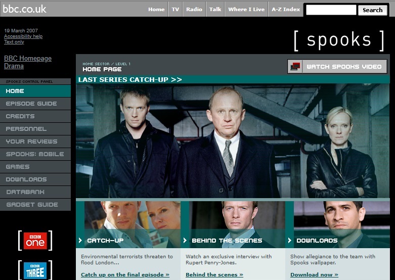 Spooks Website