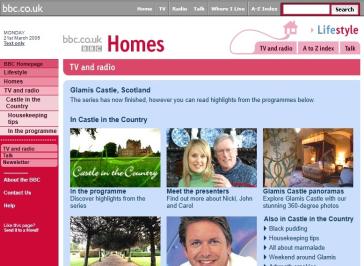 Castle In The Country Website
