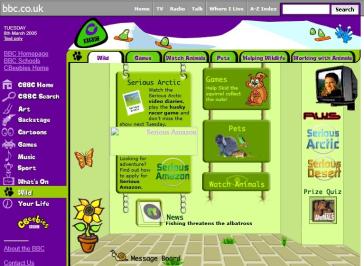 CBBC Wild Website