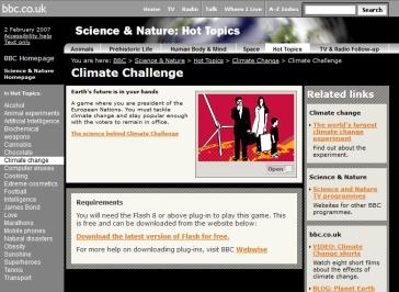 Climate Challenge Website