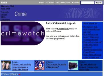 Crime Website