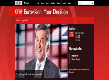Eurovision - Your Decision Website