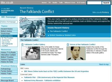 Falklands Website