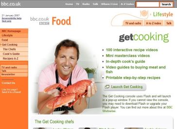 Get Cooking! Website