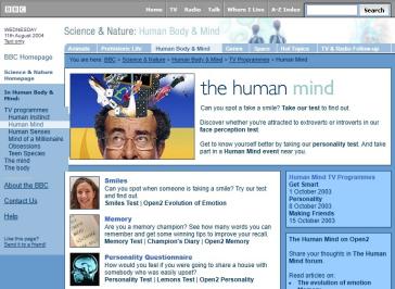 Human Mind Website