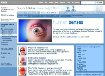 Human Senses Website