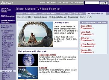 Journey Of Life Website