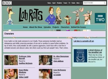 Lab Rats Website