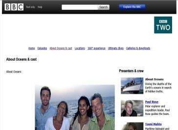 Oceans Website