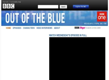 Out Of The Blue Website