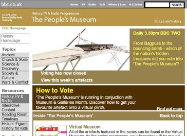 People's Museum Website