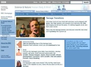 Teen Species Website