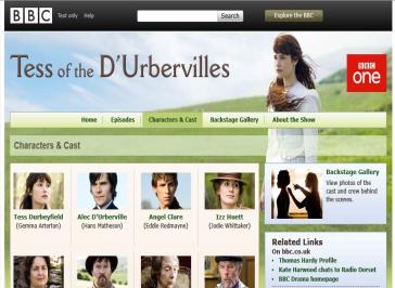 Tess Of The D'Urbervilles Website