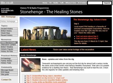 Timewatch - Stonehenge Website