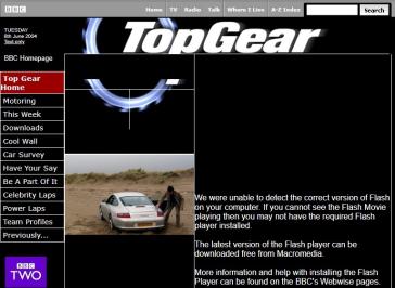 Top Gear Series 4 Website