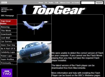 Top Gear Series 5 Website