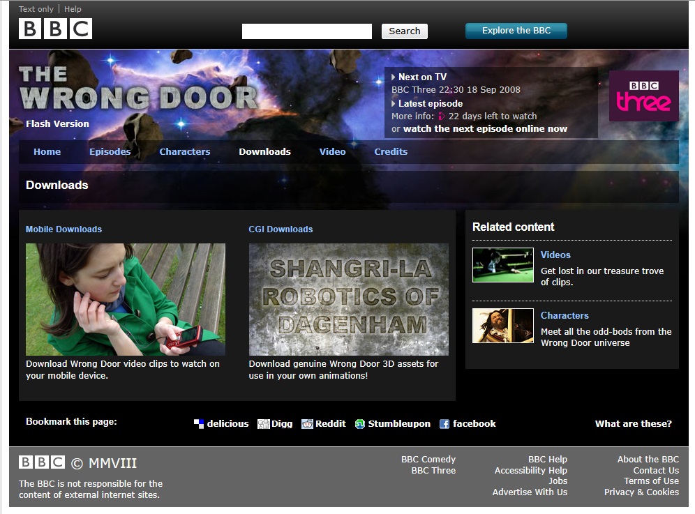 The Wrong Door Website