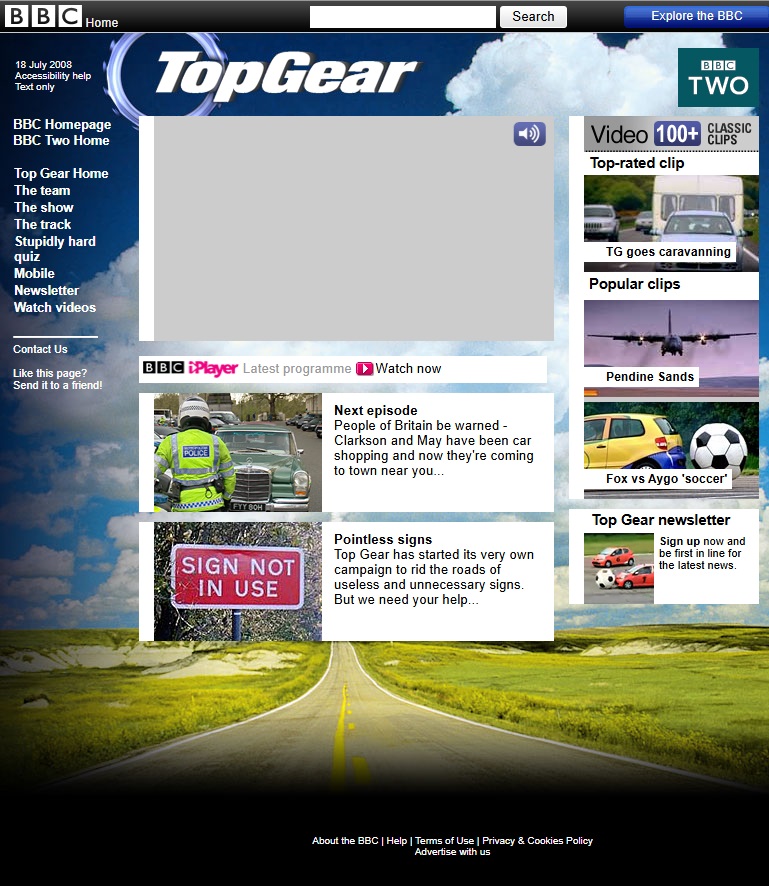 Top Gear Series 11 Website