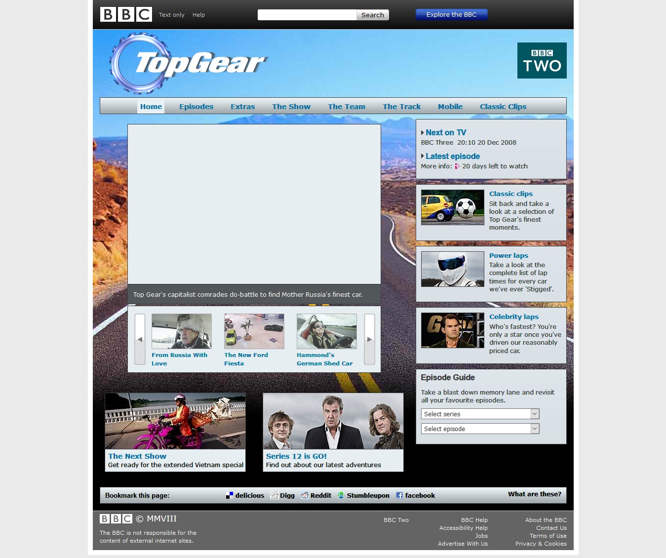 Top Gear Series 12 Website