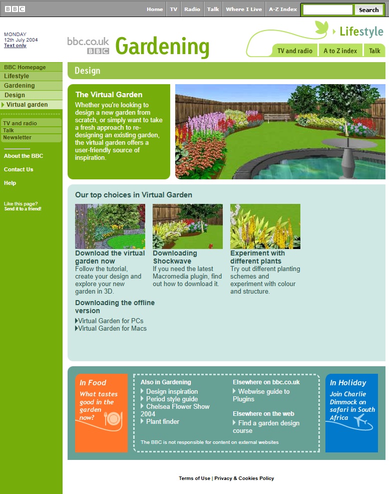 Virtual Garden Tool