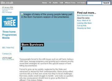 Born Survivors Website