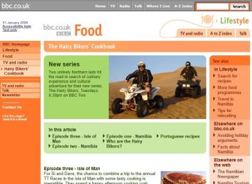 The Hairy Bikers Cookbook Website