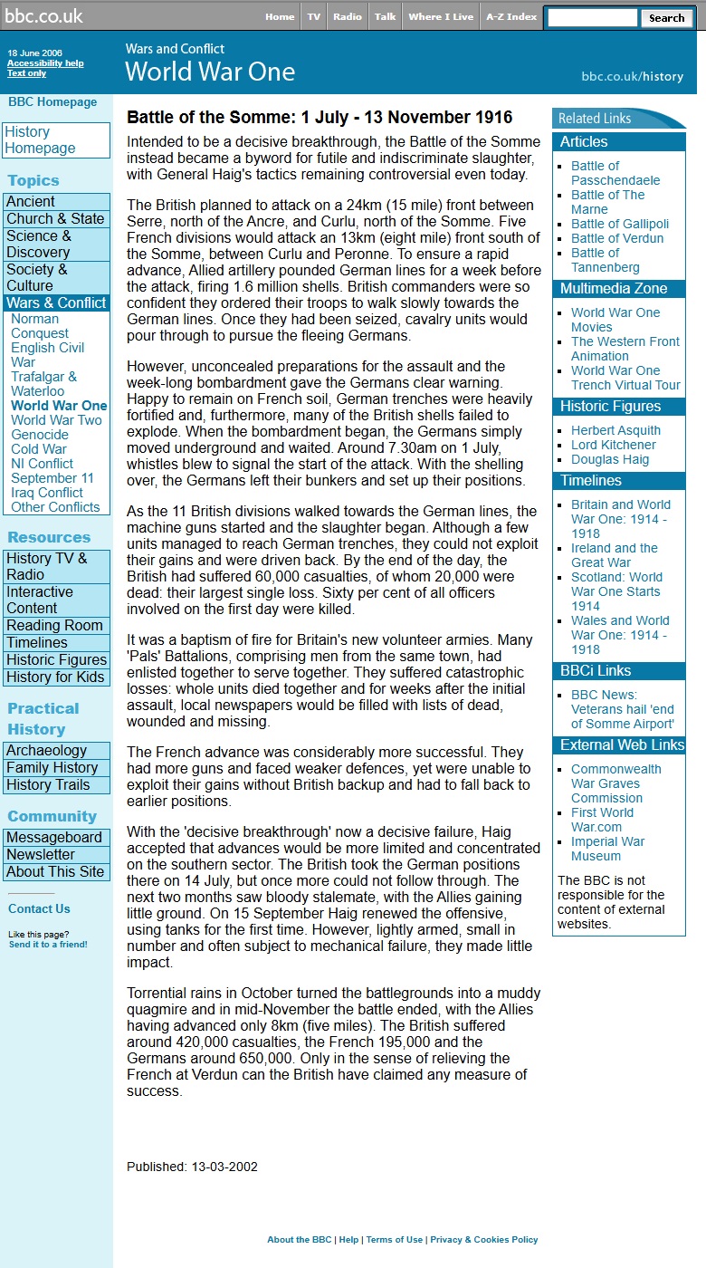 Somme Website