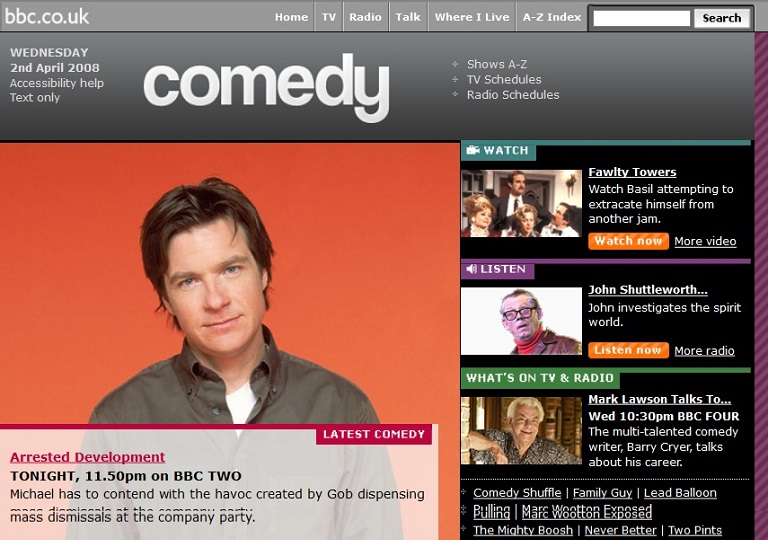 Comedy Website