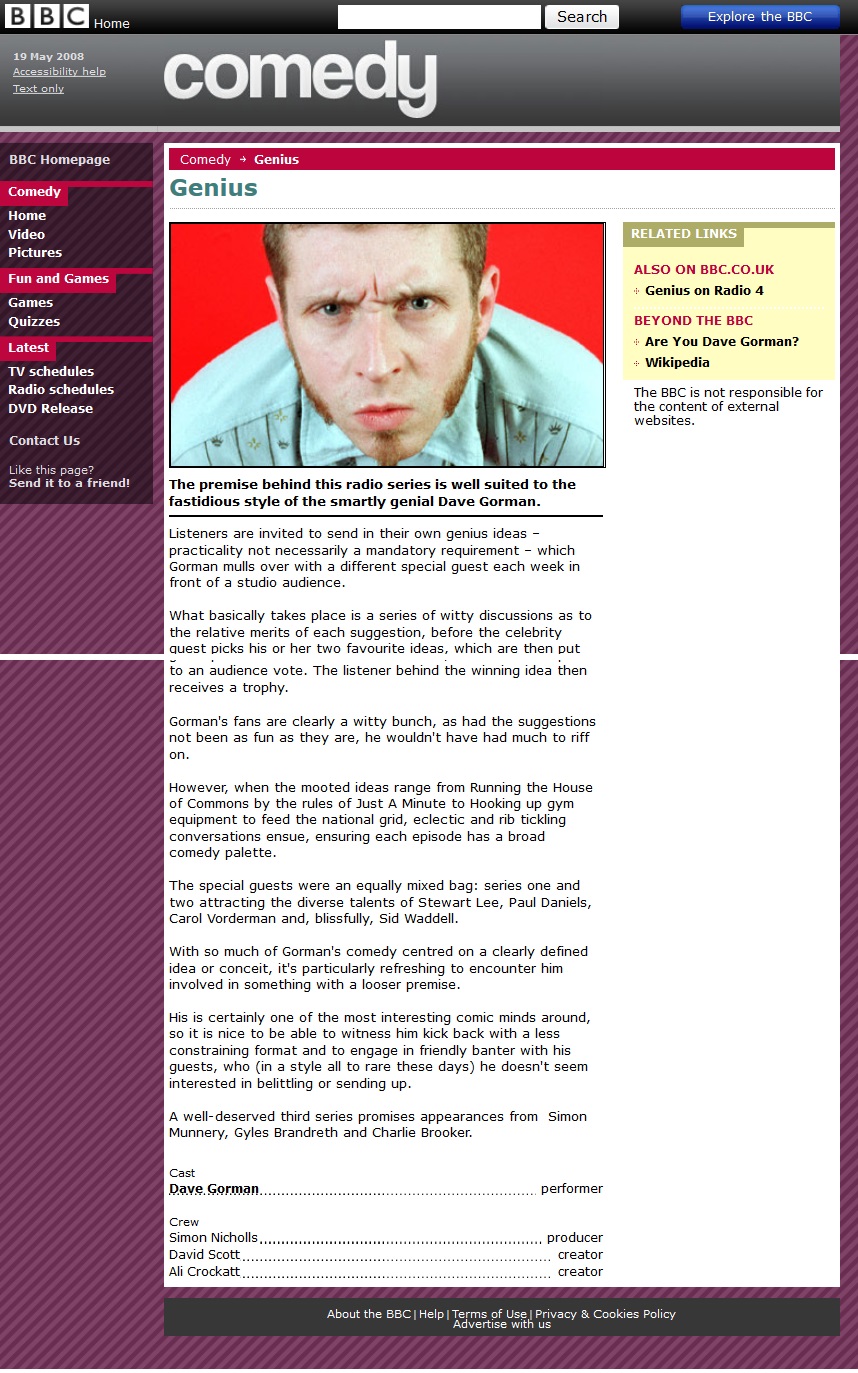 Genius Website